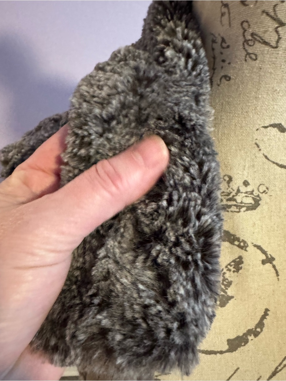 Chico's gray Faux Fur Vest - Picture 3 of 6